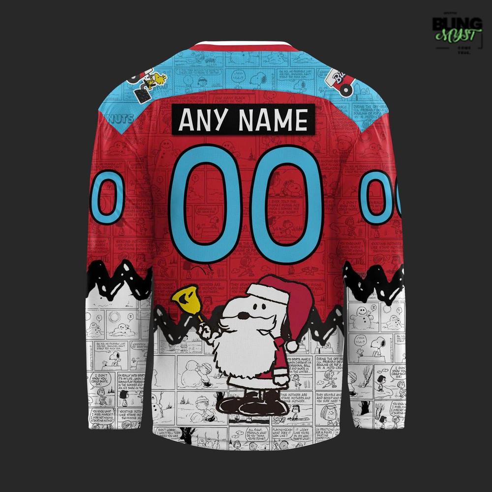 Bloomington Bison Peanuts Night 2025 Hockey Jersey Bloomington Bison Peanuts Night 2025 Hockey Jersey