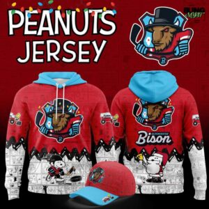 Bloomington Bison Peanuts Night 2025 Hoodie