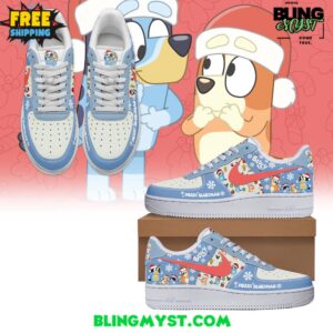 Bluey Merry Christmas Limited Edition Air Force 1