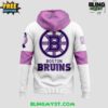 Boston Bruins Hockey Fights Cancer NHL Hoodie 3
