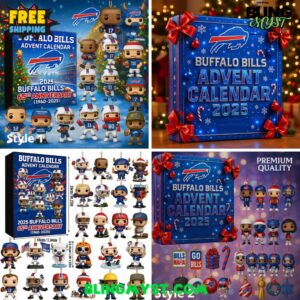 Buffalo Bills 65TH ANNIVERSARY Christmas Limited Edition Advent Calendar 2025