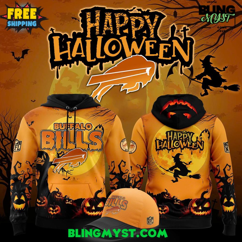 Buffalo Bills Happy Halloween 2025 NFL Hoodie Buffalo Bills Happy Halloween 2025 NFL Hoodie