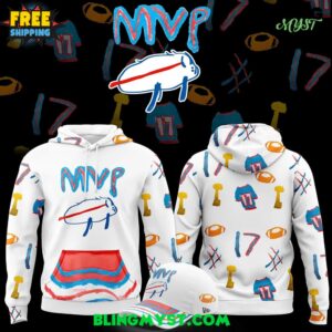 Buffalo Bills Josh Allen 2025 Billustration Charlie Hoodie