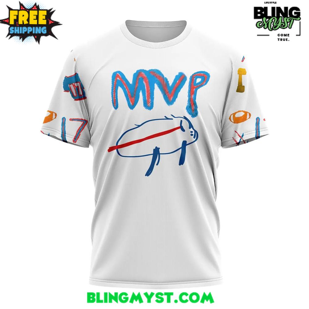 Buffalo Bills Josh Allen 2025 Billustration Charlie T-Shirt Buffalo Bills Josh Allen 2025 Billustration Charlie T-Shirt