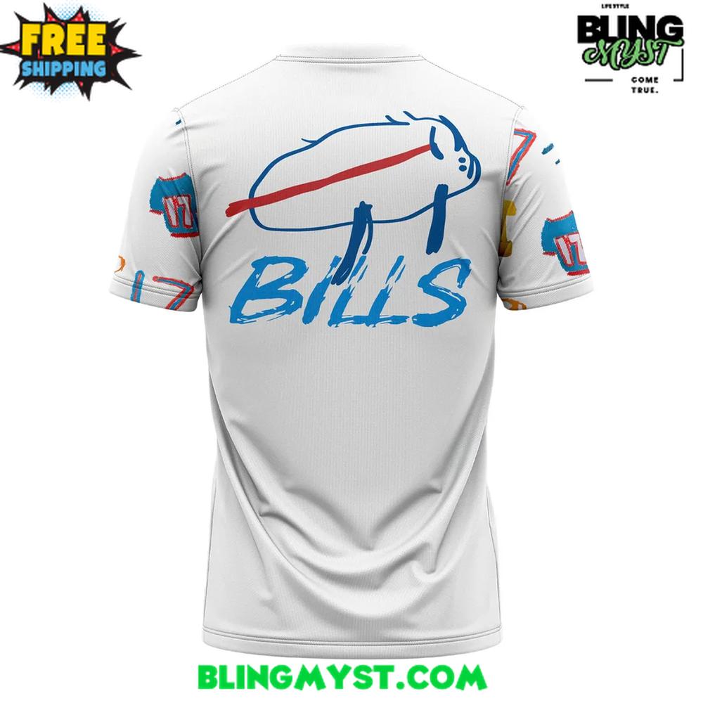 Buffalo Bills Josh Allen 2025 Billustration Charlie T-Shirt Buffalo Bills Josh Allen 2025 Billustration Charlie T-Shirt