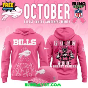 Buffalo Bills October Breast Cancer Awareness Month 2025 Hoodie