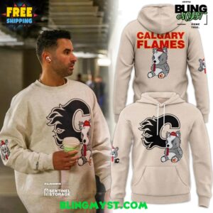 Calgary Flames Harvey the Hound Special Edition Hoodie