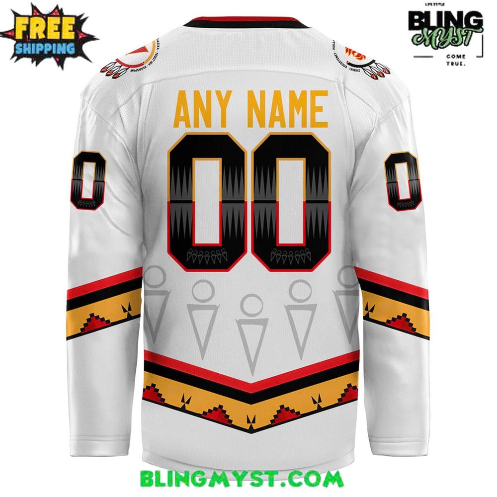 Calgary Wranglers Indigenous Night 2025-26 Hockey Jersey Calgary Wranglers Indigenous Night 2025-26 Hockey Jersey