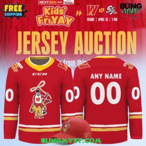 Calgary Wranglers Kids Friday Premium Hockey Jersey