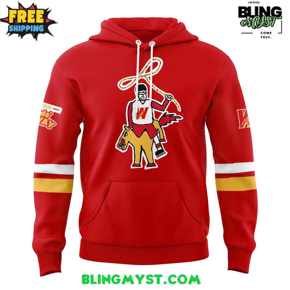 Calgary Wranglers Kids Friday Premium Hoodie Calgary Wranglers Kids Friday Premium Hoodie