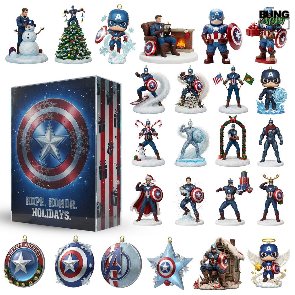 Captain America Christmas Holiday Limited Edition Advent Calendar 2025 Captain America Christmas Holiday Limited Edition Advent Calendar 2025
