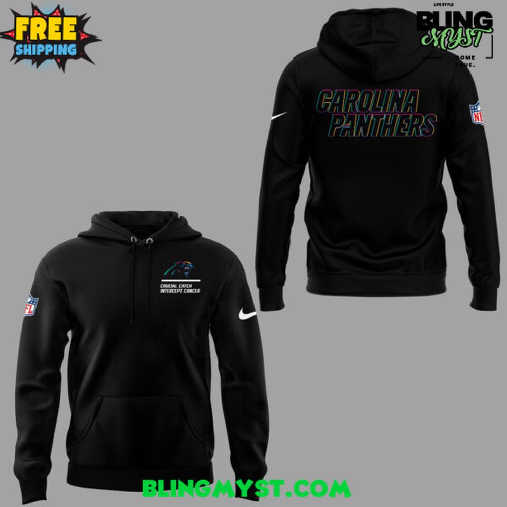 Carolina Panthers Crucial Catch Intercept Cancer 2025 Hoodie Carolina Panthers Crucial Catch Intercept Cancer 2025 Hoodie