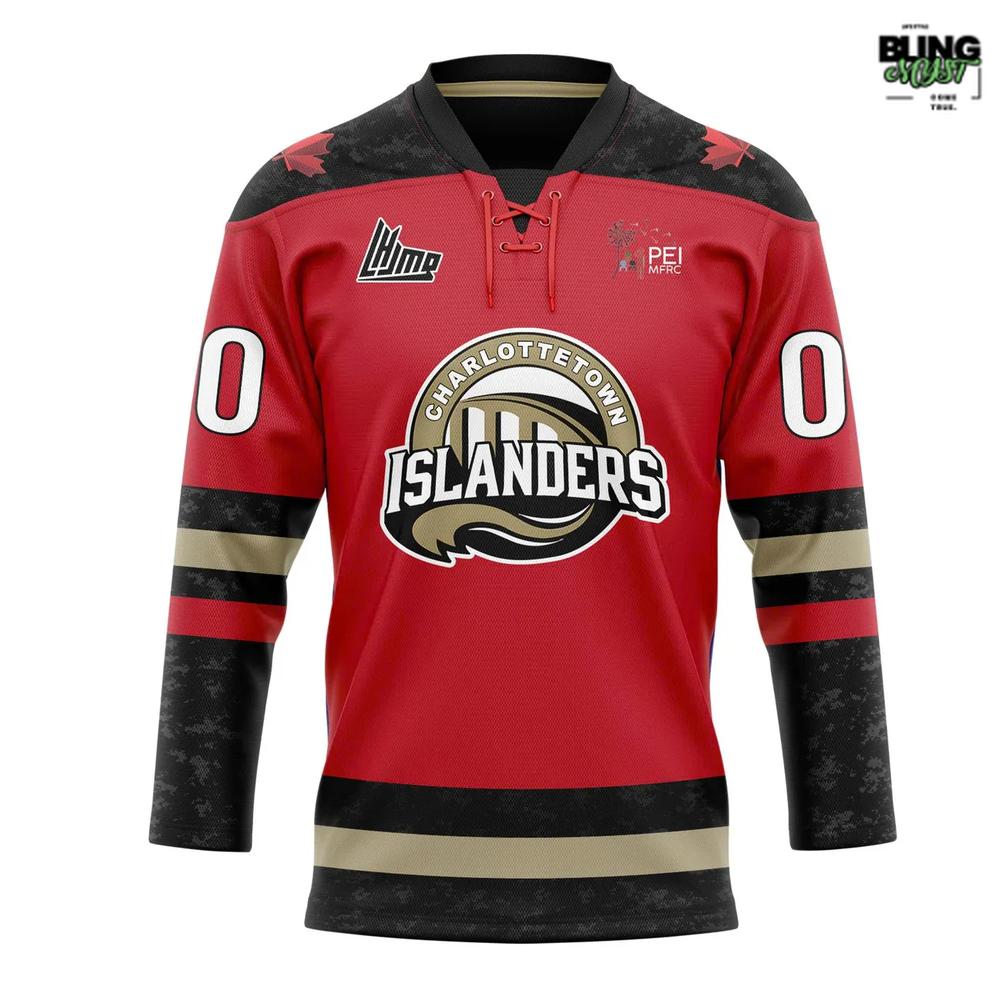 Charlottetown Islanders Military Appreciation 2025 Hockey Jersey Charlottetown Islanders Military Appreciation 2025 Hockey Jersey