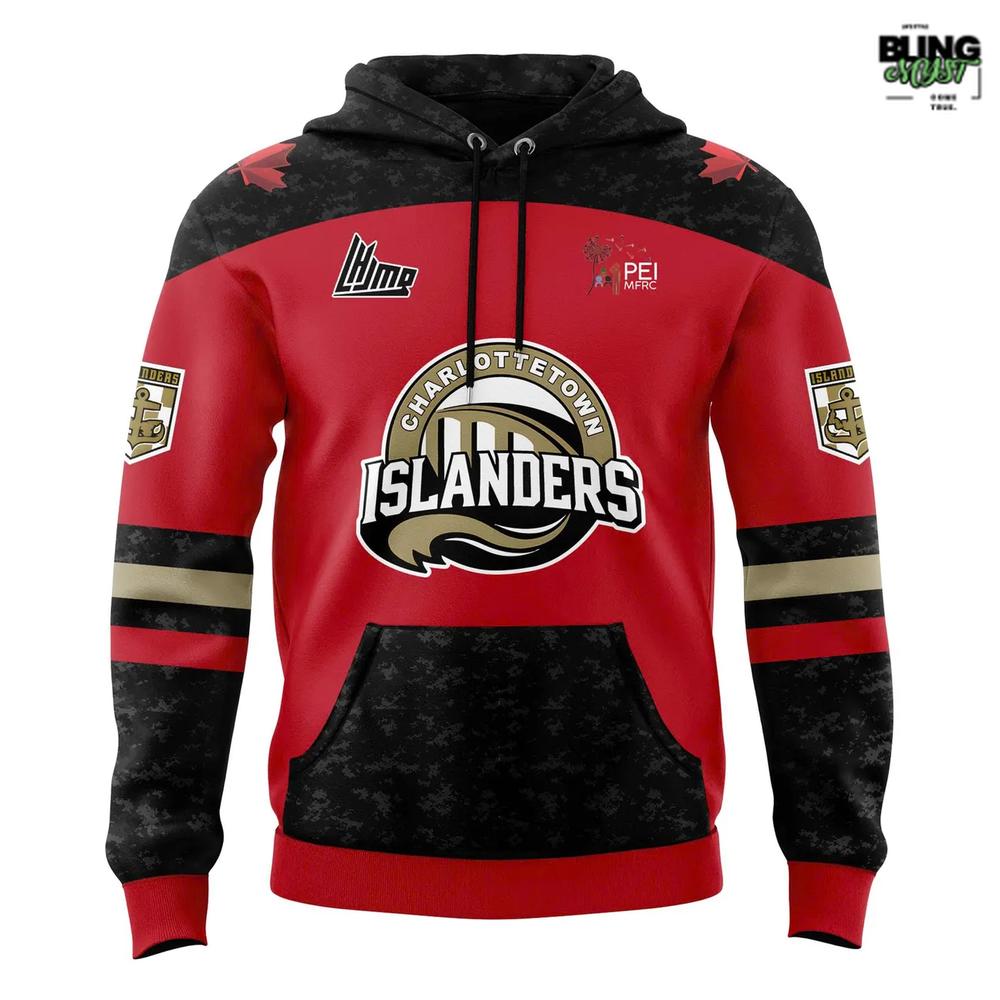 Charlottetown Islanders Military Appreciation 2025 Hoodie Charlottetown Islanders Military Appreciation 2025 Hoodie