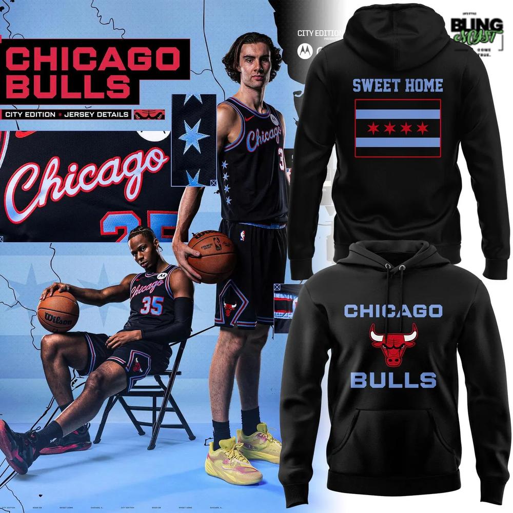 Chicago Bulls City Edition 2025-2026 Sweet Home Hoodie Chicago Bulls City Edition 2025-2026 Sweet Home Hoodie