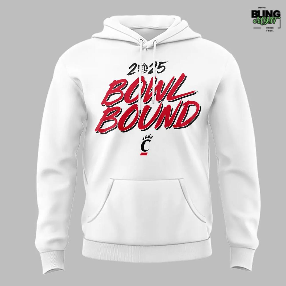 Cincinnati Bearcats Bowl Bound 2025 Hoodie Cincinnati Bearcats Bowl Bound 2025 Hoodie