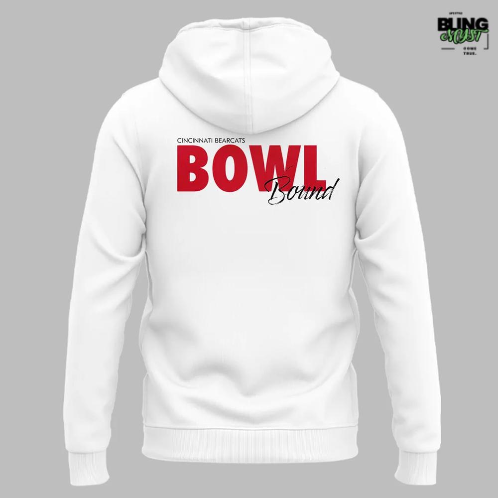 Cincinnati Bearcats Bowl Bound 2025 Hoodie Cincinnati Bearcats Bowl Bound 2025 Hoodie