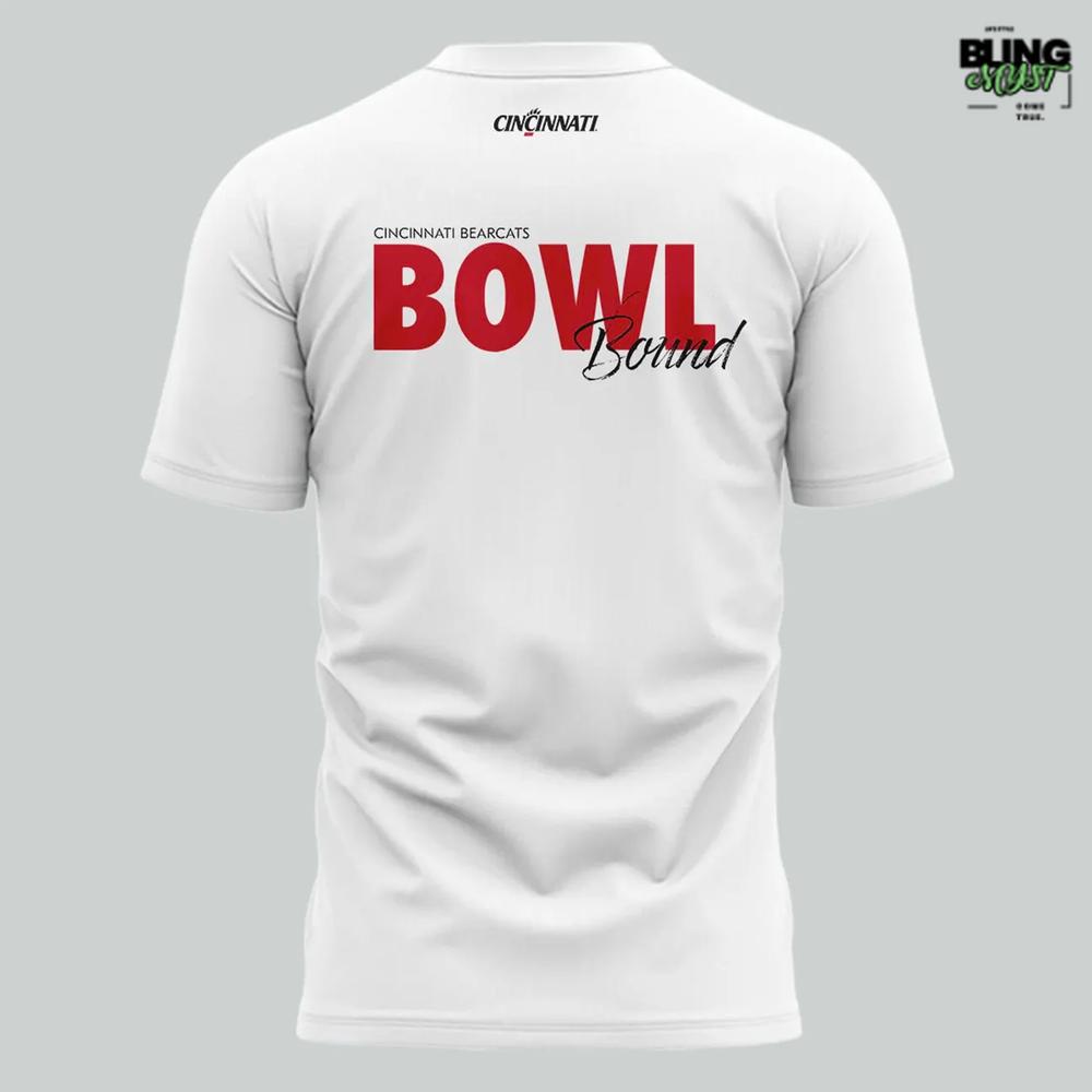Cincinnati Bearcats Bowl Bound 2025 T-Shirt Cincinnati Bearcats Bowl Bound 2025 T-Shirt