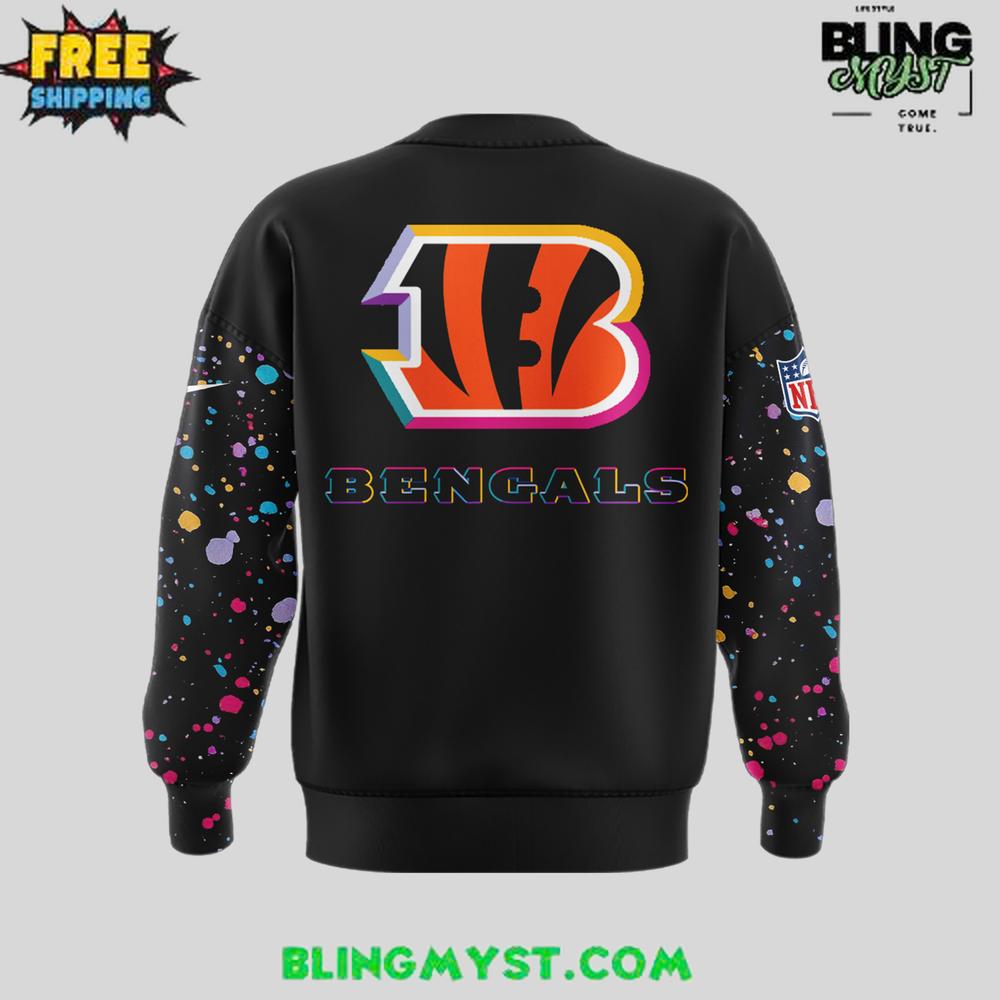 Cincinnati Bengals Crucial Catch Intercept Cancer Special Sweatshirt Cincinnati Bengals Crucial Catch Intercept Cancer Special Sweatshirt