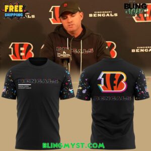 Cincinnati Bengals Crucial Catch Intercept Cancer Special T-Shirt