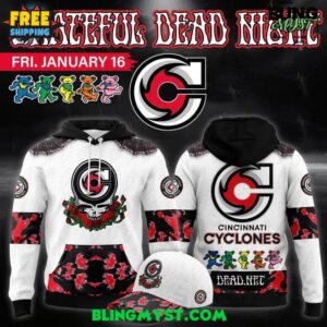 Cincinnati Cyclones Grateful Dead Night 2026 Hoodie