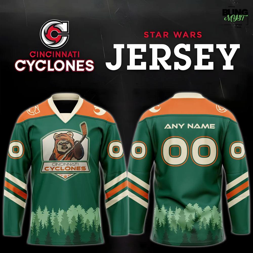 Cincinnati Cyclones Star Wars Special Edition Hockey Jersey Cincinnati Cyclones Star Wars Special Edition Hockey Jersey