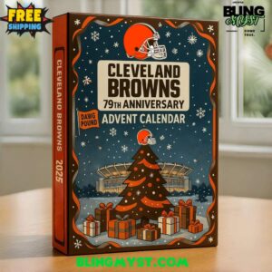 Cleveland Browns 79th Anniversary Christmas Limited Edition Advent Calendar 2025