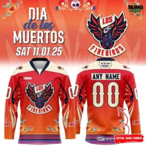 Coachella Valley Firebirds Día de los Muertos 2025 Hockey Jersey