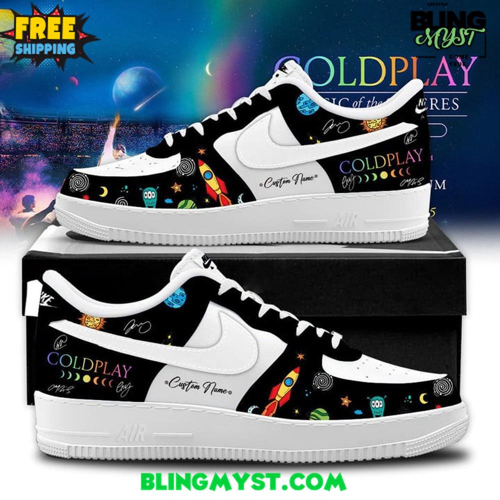 Coldplay Customized Special Edition Air Force 1 Coldplay Customized Special Edition Air Force 1