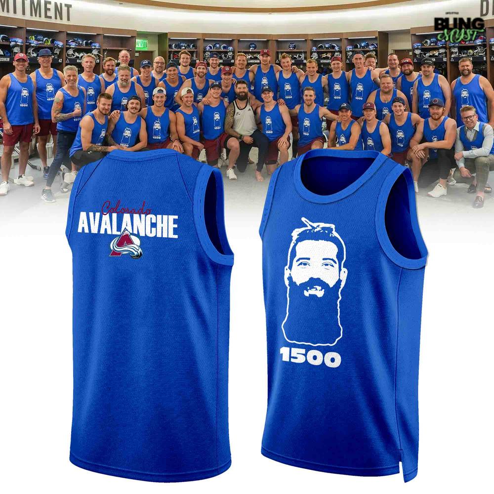 Colorado Avalanche 1500th Anniversary Burnzie Special Basketball Jersey Colorado Avalanche 1500th Anniversary Burnzie Special Basketball Jersey