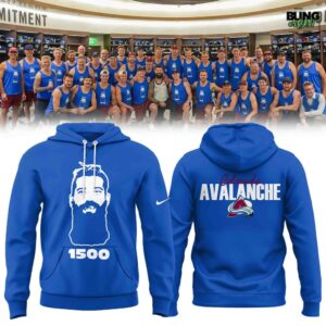 Colorado Avalanche 1500 Special Burnzie Hoodie