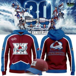 Colorado Avalanche 30th Anniversary Limited Edition Hoodie