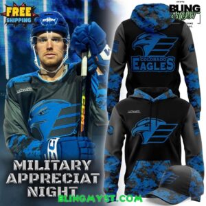 Colorado Eagles Military Appreciation 2025 Hoodie