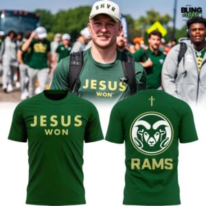 Colorado State Rams Jesus Won 2025 T-Shirt