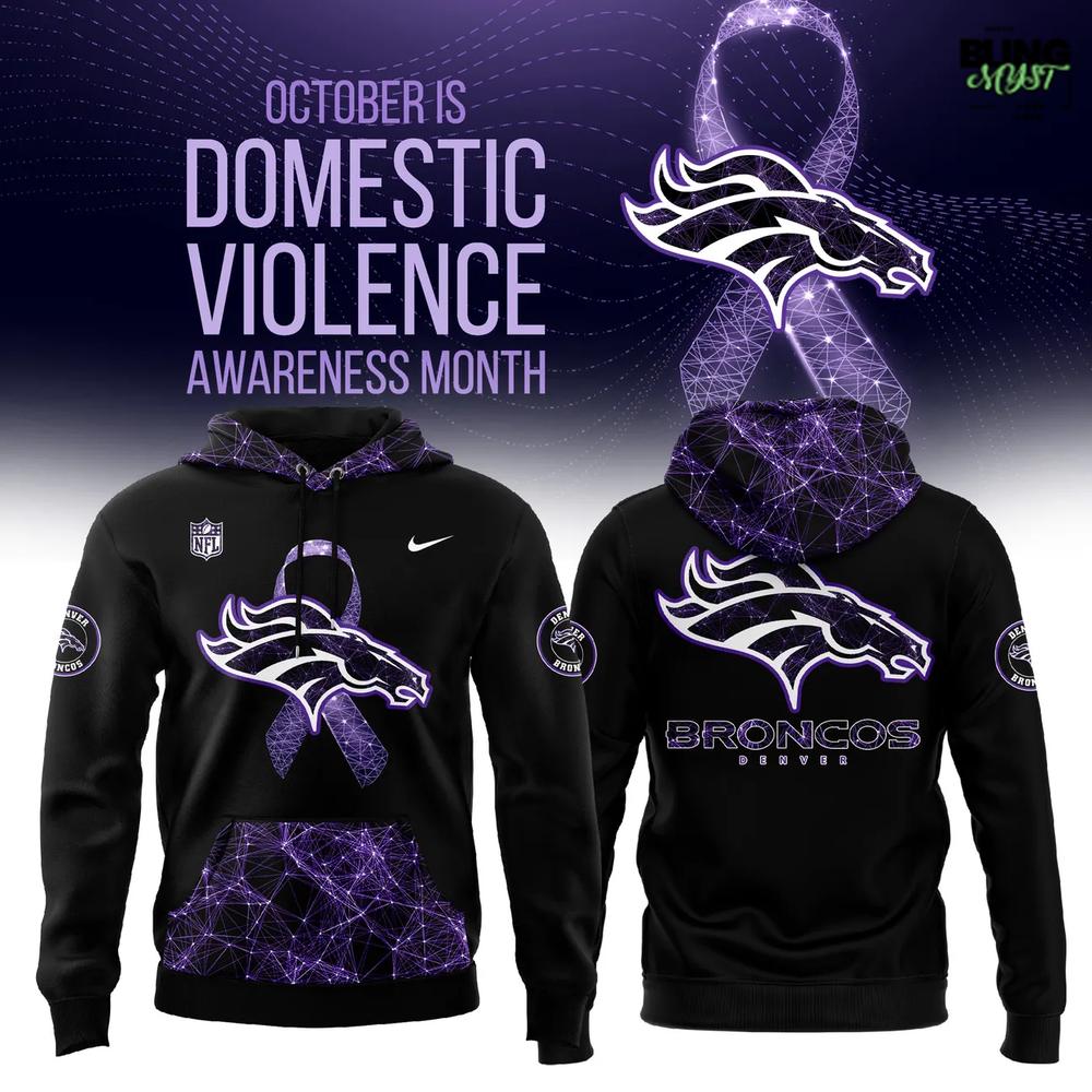 Denver Broncos Domestic Violence Awareness Month 2025 Hoodie Denver Broncos Domestic Violence Awareness Month 2025 Hoodie
