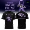Denver Broncos Domestic Violence Awareness Month 2025 T Shirt 1