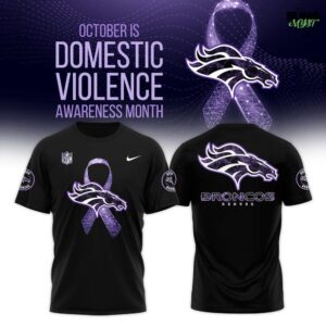 Denver Broncos Domestic Violence Awareness Month 2025 T-Shirt