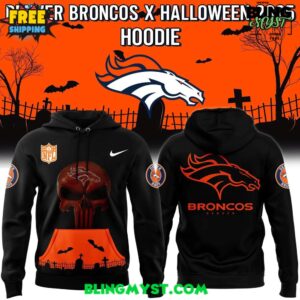 Denver Broncos x Halloween 2025 Hoodie