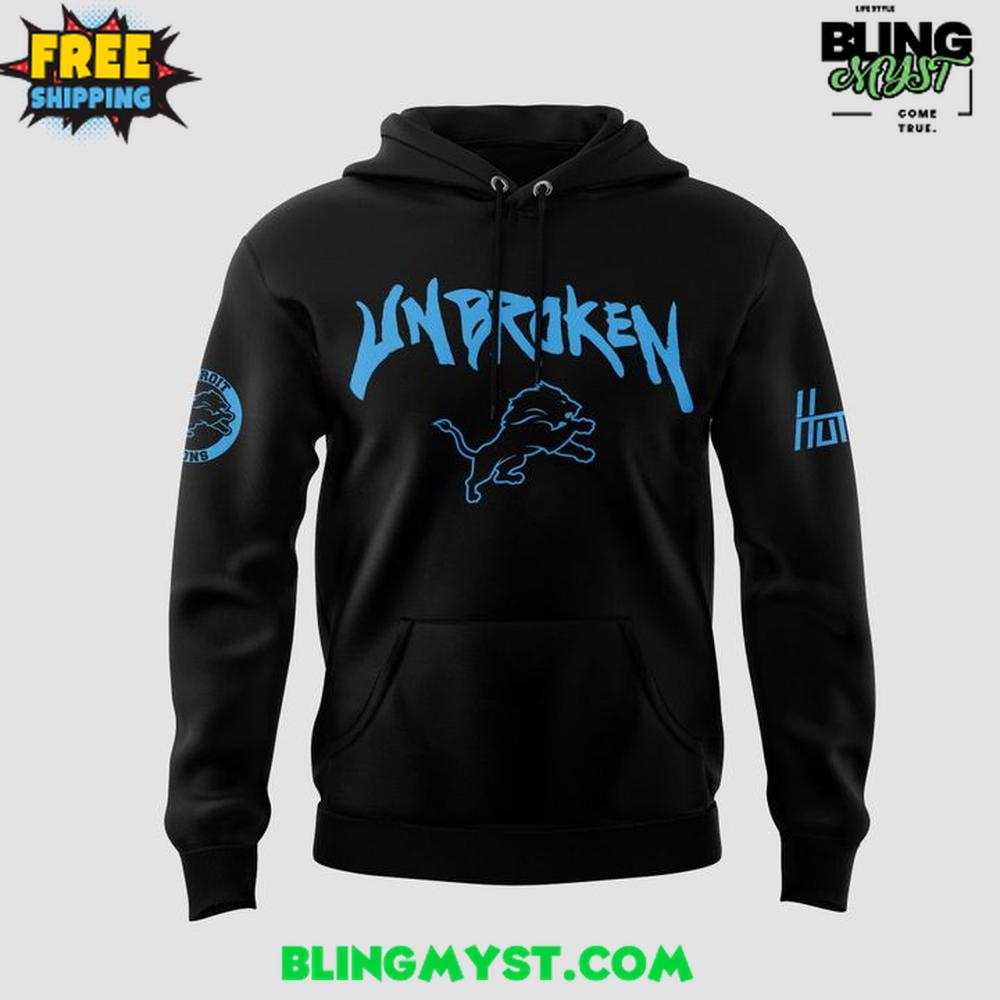 Detroit Lions x Hutch “Unbroken” 2025 Special Edition Hoodie Detroit Lions x Hutch “Unbroken” 2025 Special Edition Hoodie