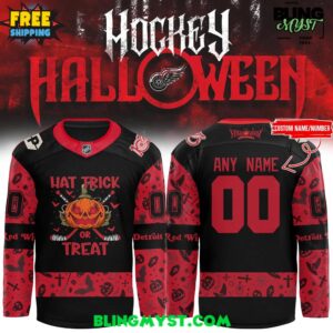 Detroit Red Wings 2025 Halloween Night Hockey Jersey