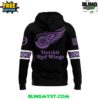 Detroit Red Wings 2025 NHL Hockey Fight Cancer Hoodie 3