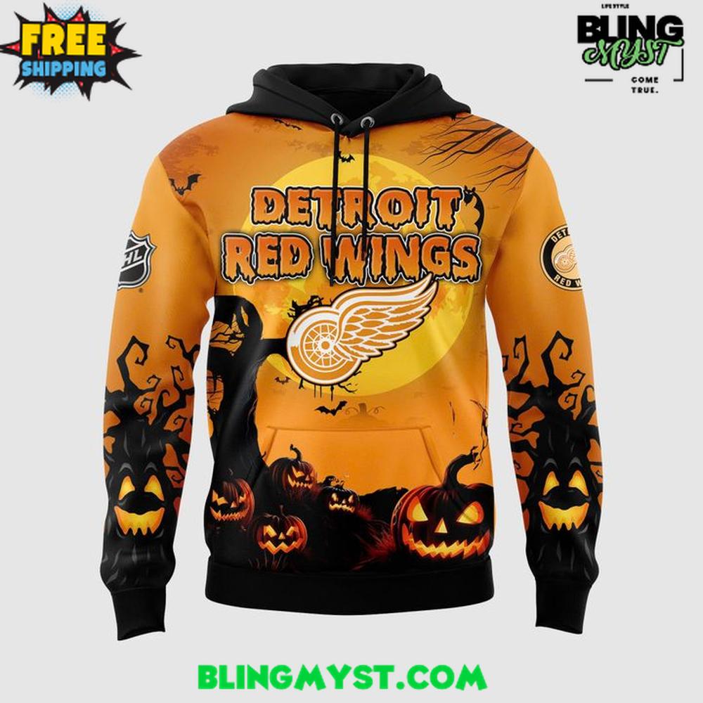Detroit Red Wings Happy Halloween 2025 Hoodie Detroit Red Wings Happy Halloween 2025 Hoodie