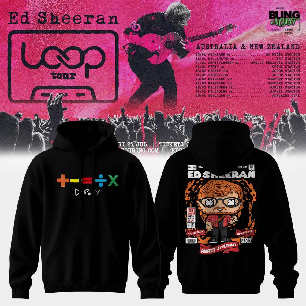 Ed Sheeran Loop Tour 2026 Hoodie Ed Sheeran Loop Tour 2026 Hoodie