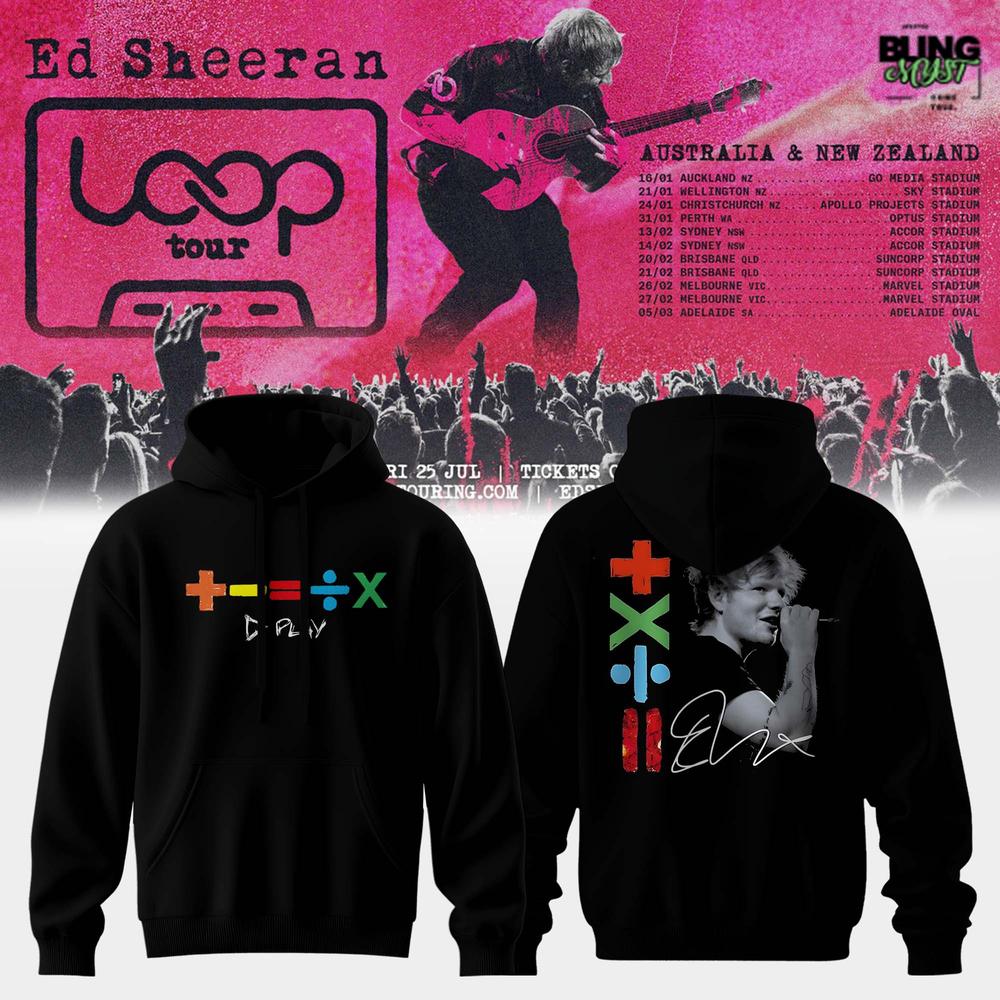 Ed Sheeran Loop Tour 2026 Hoodie Ed Sheeran Loop Tour 2026 Hoodie