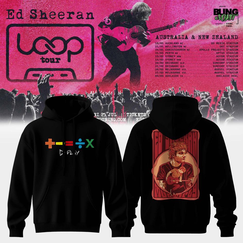 Ed Sheeran Loop Tour 2026 Hoodie Ed Sheeran Loop Tour 2026 Hoodie