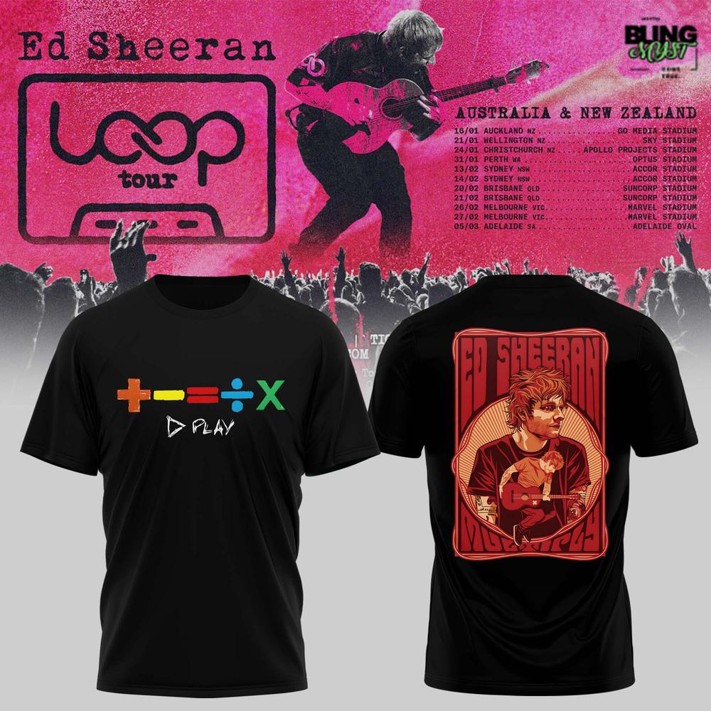 Ed Sheeran Loop Tour 2026 T-Shirt Ed Sheeran Loop Tour 2026 T-Shirt