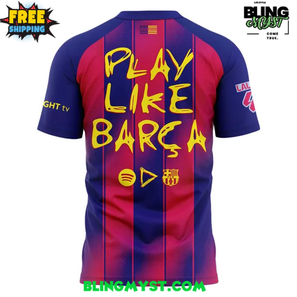 Ed Sheeran Play Like Barcelona Special Edition Football Jersey Ed Sheeran Play Like Barcelona Special Edition Football Jersey