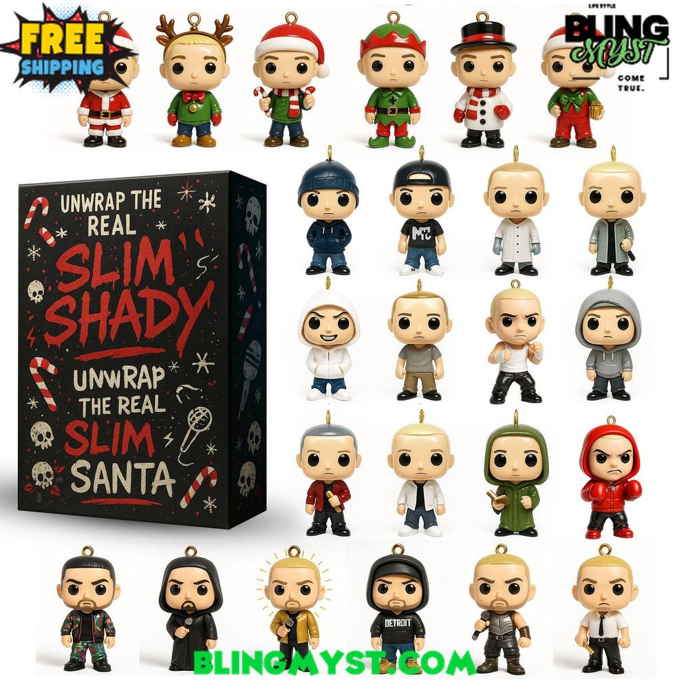 Eminem “Real Slim Santa” Christmas Advent Calendar 2025 Eminem “Real Slim Santa” Christmas Advent Calendar 2025