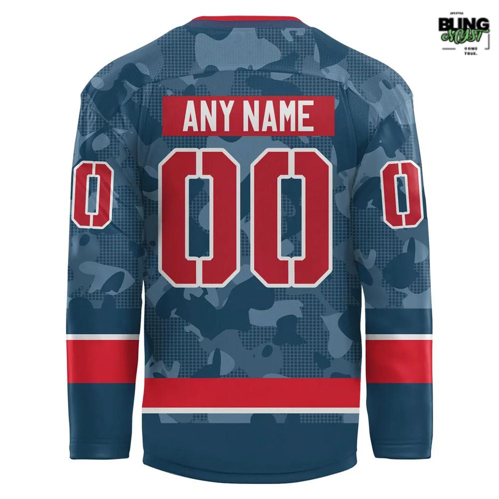 Evansville Thunderbolts Military Appreciation 2025 Hockey Jersey Evansville Thunderbolts Military Appreciation 2025 Hockey Jersey