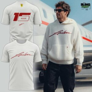 Ferrari F1 Charles Leclerc Signature T-Shirt